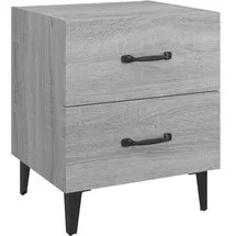 vidaXL Nachtschrank Grau Sonoma 40 x 35 x 47,5 cm Grau