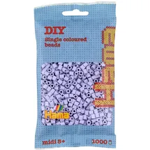 Hama Midi Perlen Beutel ca. 1000 Stück heller Lavendel