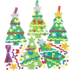 Weihnachtsbaum Mix & Match-Bastelset (pro Set 8) Bastelaktivitäten zu Weihnachten
