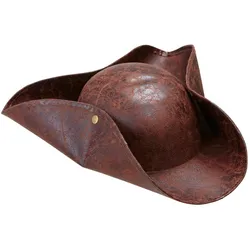 Brauner Seeräuber Piratenhut