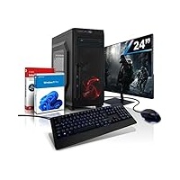 Komplett PC Ryzen7 Entry Gaming/Multimedia Computer mit 3 Jahren Garantie! | AMD Ryzen7 4700S mit 16-Threads, 4 GHz | 16GB | 512 GB SSD | Radeon RX 550 2GB GDDR5 | 24" | WLAN | DVD | Win11 # 7117