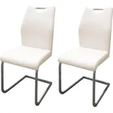 Hti-Living Esszimmerstuhl 2er Set Cremeweiß Nelly
