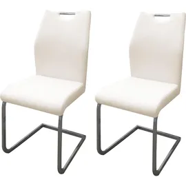 Hti-Living Esszimmerstuhl 2er Set Cremeweiß Nelly