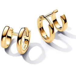 Pandora 263280C00 Doppel-Creolen für Damen Goldfarben