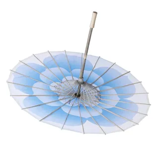 LYVQZPWLR Papier Parasol Regenschirme, Sonnenschirm for Hochzeiten, geölter Papierschirm, Hochzeitsschirm, Performance-Requisite, Pfingstrose, Sonnenschirm, Bastelschirm, Tanzschirm, Rosy(Blu)