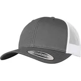 Flexfit Retro Trucker Cap darkgrey/white Erwachsene