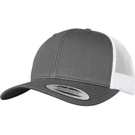 Flexfit Retro Trucker Cap darkgrey/white Erwachsene