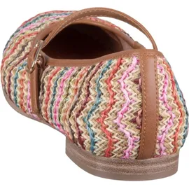 TAMARIS Ballerina Flechtoptik für Damen, bunt, Größe 39 EU