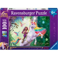Ravensburger Kinderpuzzle 100 XXL Teile - Unicorn Academy - Sophia und Wildstar