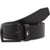 Tommy Hilfiger Denton Matte 3.5 Cm Gürtel Black 110 cm