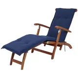 Kettler Polen KETTtex 2148 Auflage Deckchair Florence dunkelblau Sitzpolster 190x50x6 cm (ohne Stuhl)