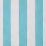 Homescapes Baumwollstoff, Meterware blau-weiß gestreift, 150 cm,