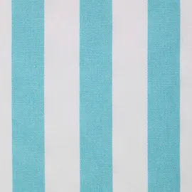 Homescapes Baumwollstoff, Meterware blau-weiß gestreift, 150 cm,