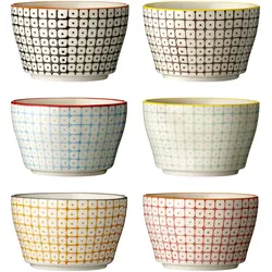 Bloomingville Carla Schale 6er, Ø 11xH6,5 cm, 6 verschiedene Farben