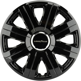 Goodyear Radzierblende Flexo 16 Zoll schwarz Chromring, 4 Stück