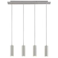 LINDBY Joffrey 4-flg. GU10 40 cm rund weiß
