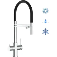 VIZIO 5 Wege Wasserhahn Einhebelmischer Schwarz