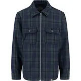 Fynch Hatton Overshirt Kariert Dark Navy M