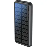 BOOMPODS Obi 10,000mAh Solar Powerbank - Black