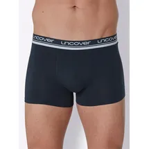 SCHIESSER Uncover Cotton Boxershorts dunkelblau S 3er Pack