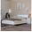 LED Bett NUBE mit Schubladen und Matratze - Farbe: weiß, Größe: 180 x 200 cm, Ausführung: mit Matratze