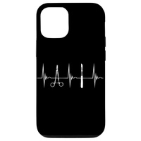 Hülle für iPhone 14 Pro Chirurgische Skalpell Chirurg Herzschlag EKG Puls Krankenschwester Surg Tech