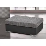 Collection AB Hocker John 100 x 40 x 70 cm Schwarz/Grau