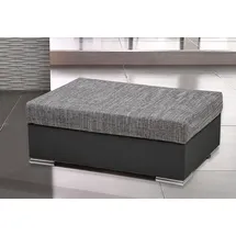 Collection AB Hocker John 100 x 40 x 70 cm Schwarz/Grau