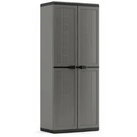 KIS Garderobenschrank Jolly Utility dunkelgrau/schwarz