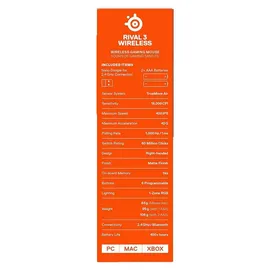 SteelSeries Rival 3 Wireless Schwarz