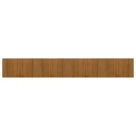 vidaXL Teppich, Bambusteppich Rechteckig, Bambusmatte rutschfest für Wohnzimmer, Läufer Küchenteppich Flurteppich, Modern, Braun 60x400cm Bambus