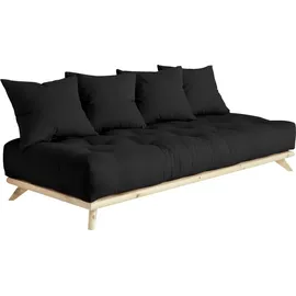 Karup Daybett Senza 90 x 200 cm Kiefer massiv schwarz