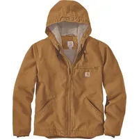CARHARTT Sherpa Lined Jacke Brown M