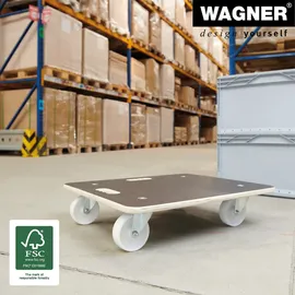 Wagner Transporthilfe MAXIGRIP 18 mm - 59 x 49 x 13,5 cm, Tragkraft 400 kg