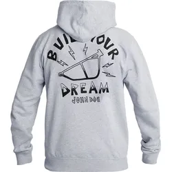 John Doe BYD I, Kapuzenpullover - Grau/Schwarz - XL