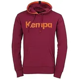 Kempa Graphic Hoodie deep rot 152