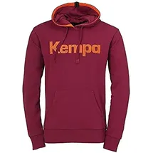 Kempa Graphic Hoodie deep rot 152