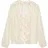 Comma, Bluse Lyocell-Bluse mit Volants beige 46