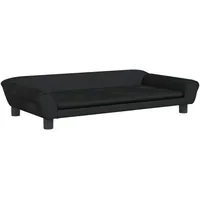 vidaXL Kindersofa Schwarz 100x50x26 cm Samt