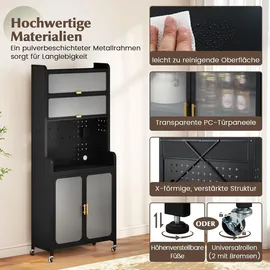 Costway Küchenbuffet 192 cm Schwarz