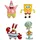 Jada Sponge Bob 4-Pack Figuren 2,5