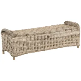Beliani Gartenbank 140 x 49 x 47 cm Weiß