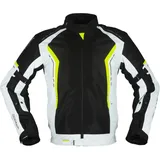 Modeka Khao Air Textiljacke schwarz/hellgrau/gelb S