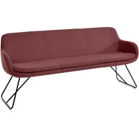 Musterring Tavia, Bordeaux, 3-Sitzer, 180x87x65 cm, Stoffauswahl, Typenauswahl, mit