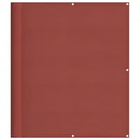 VidaXL Balkon-Sichtschutz Terrakotta 120x800 cm 100 % Polyester-Oxford