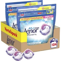 Lenor All-in-1 PODS Waschmittel Aprilfrisch Wäsche 104 Waschladungen 2er Pack