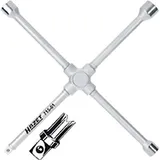 HAZET 715-01 Kreuzschlüssel, 17 x 19 x 22 x 1/2"-Vierkant, längere Ausführung