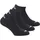Diadora Sneakersocken 3er Pack Schwarz 35-38
