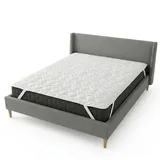 sei Design Matratzenschoner atmungsaktiv 90 x 200 cm weiß