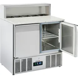 Saladette für Vorbereitung 2 Türen GN 1/1 Granit CSAP2PG Casselin